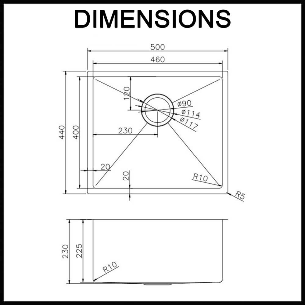 brushed gold italian design kitchen sink