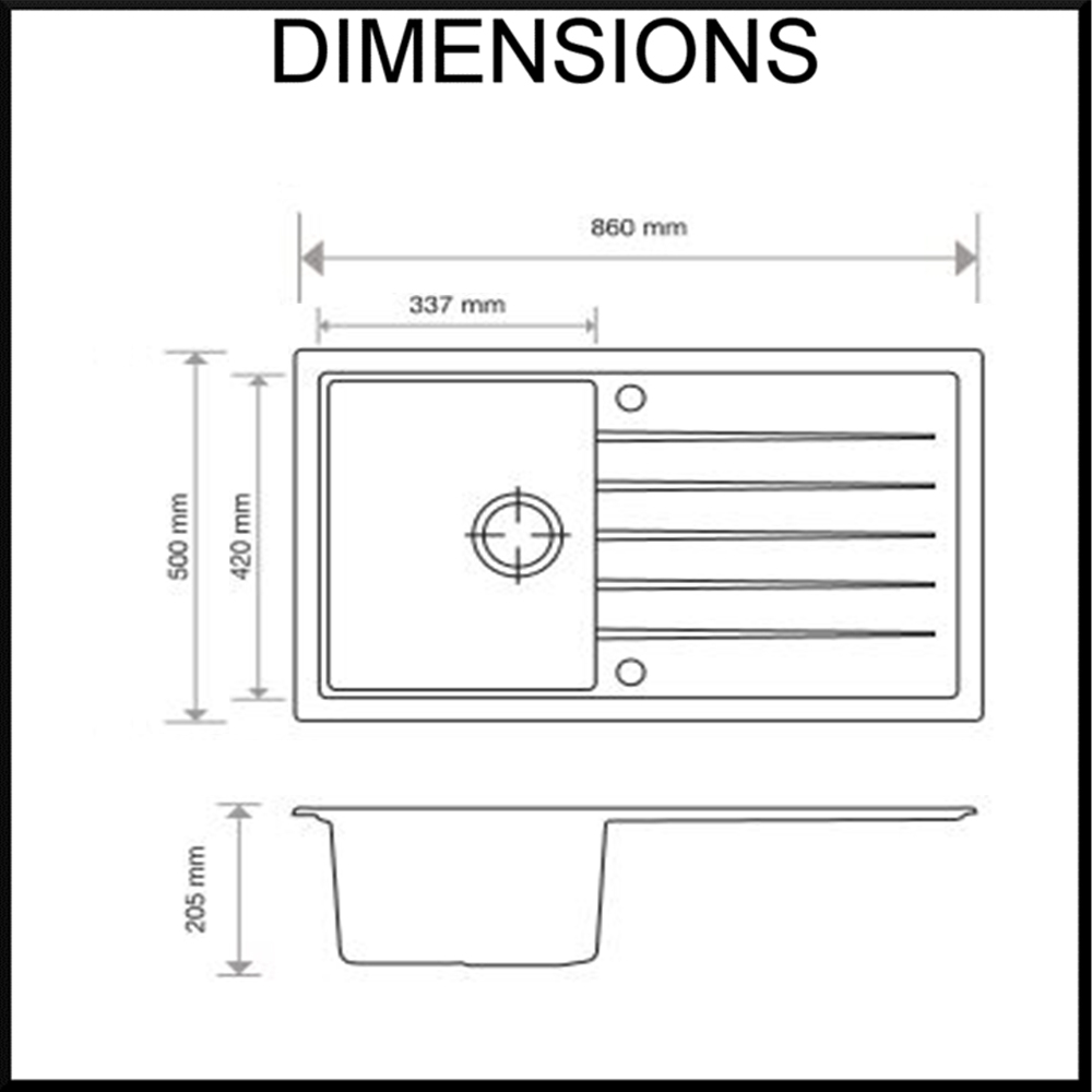 Carysil-vivaldi-d100-kitchen-sink-granite