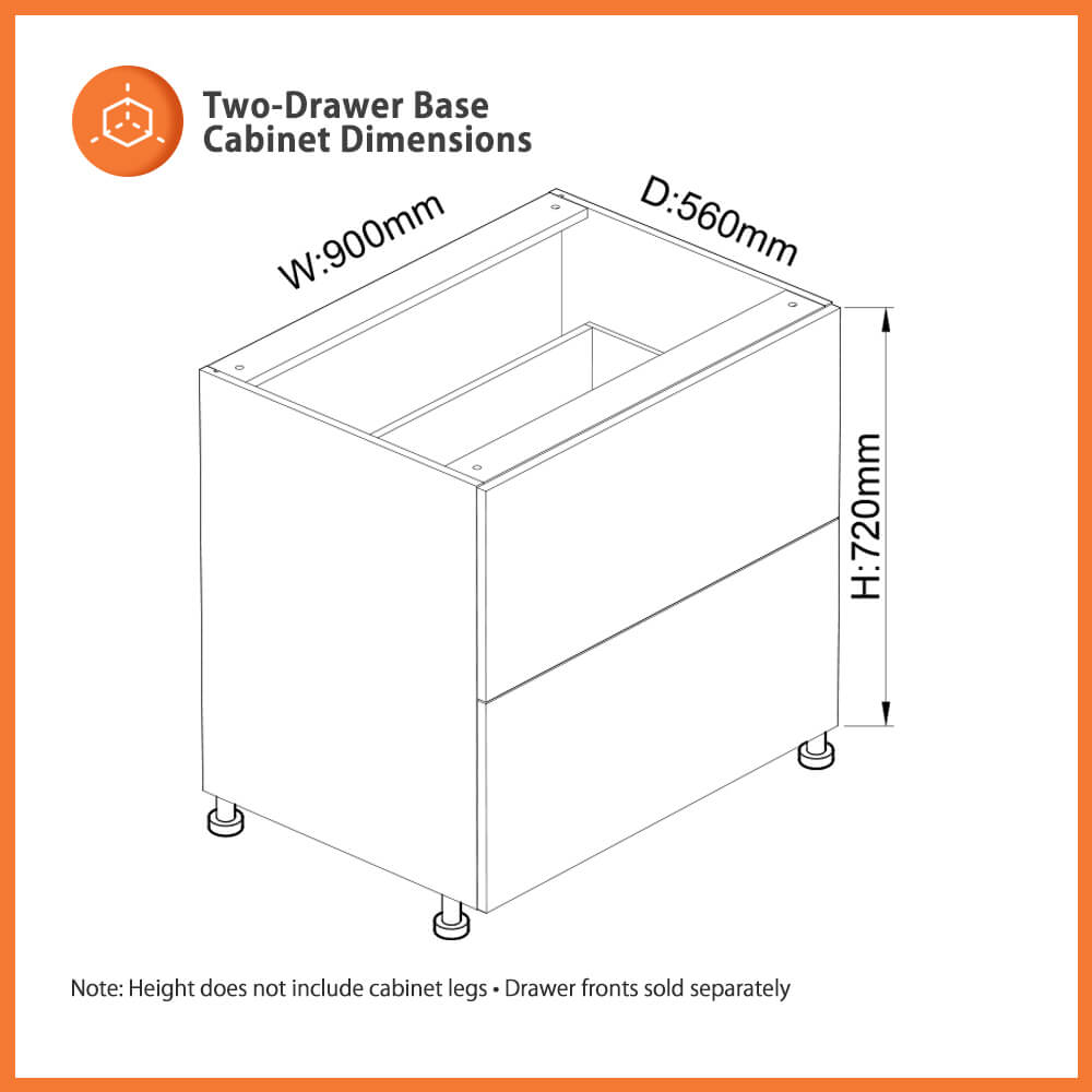 flat pack drawer cabinet 900mm