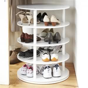 rotating shoe storage