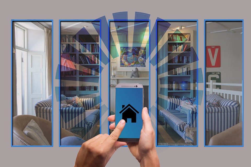 smart home insurance smart home icon on cellphone